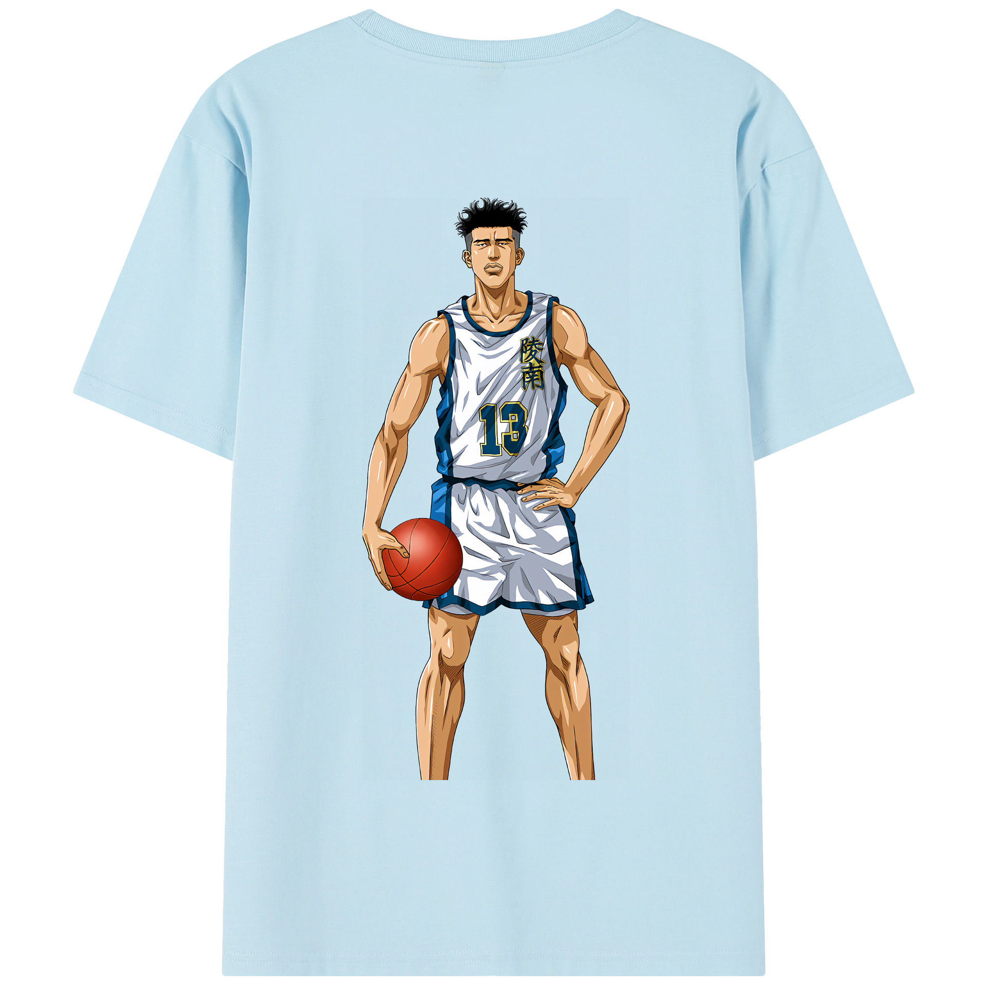 SLAM DUNK／スラムダンク 綿100％半袖Tシャツ（背面プリント）